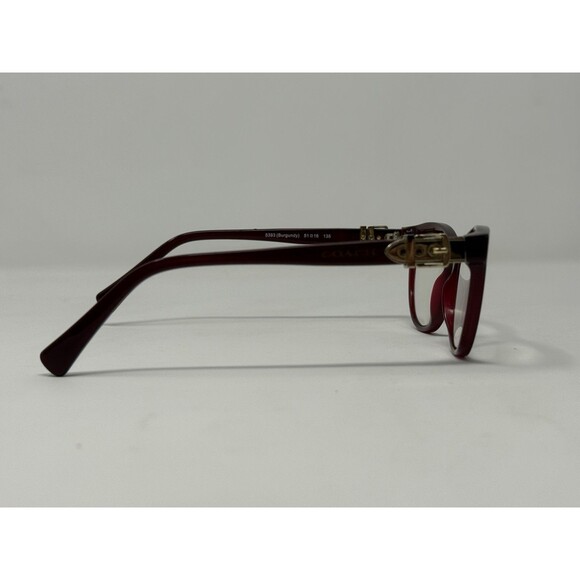 Coach Eyeglass Frames HC6087T 51-16-135 Burgundy 5393 main image 8